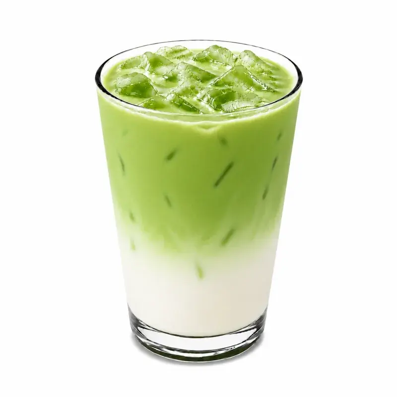 Pandan Caramel Latte — Sweet Hut Bakery & Cafe