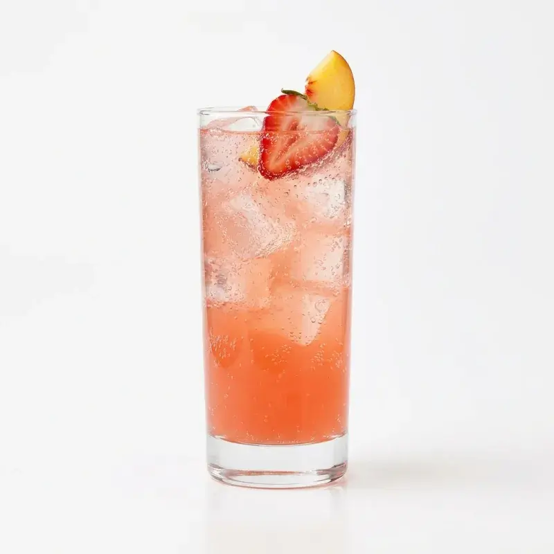 Strawberry Peach Refresher — Sweet Hut Bakery & Cafe