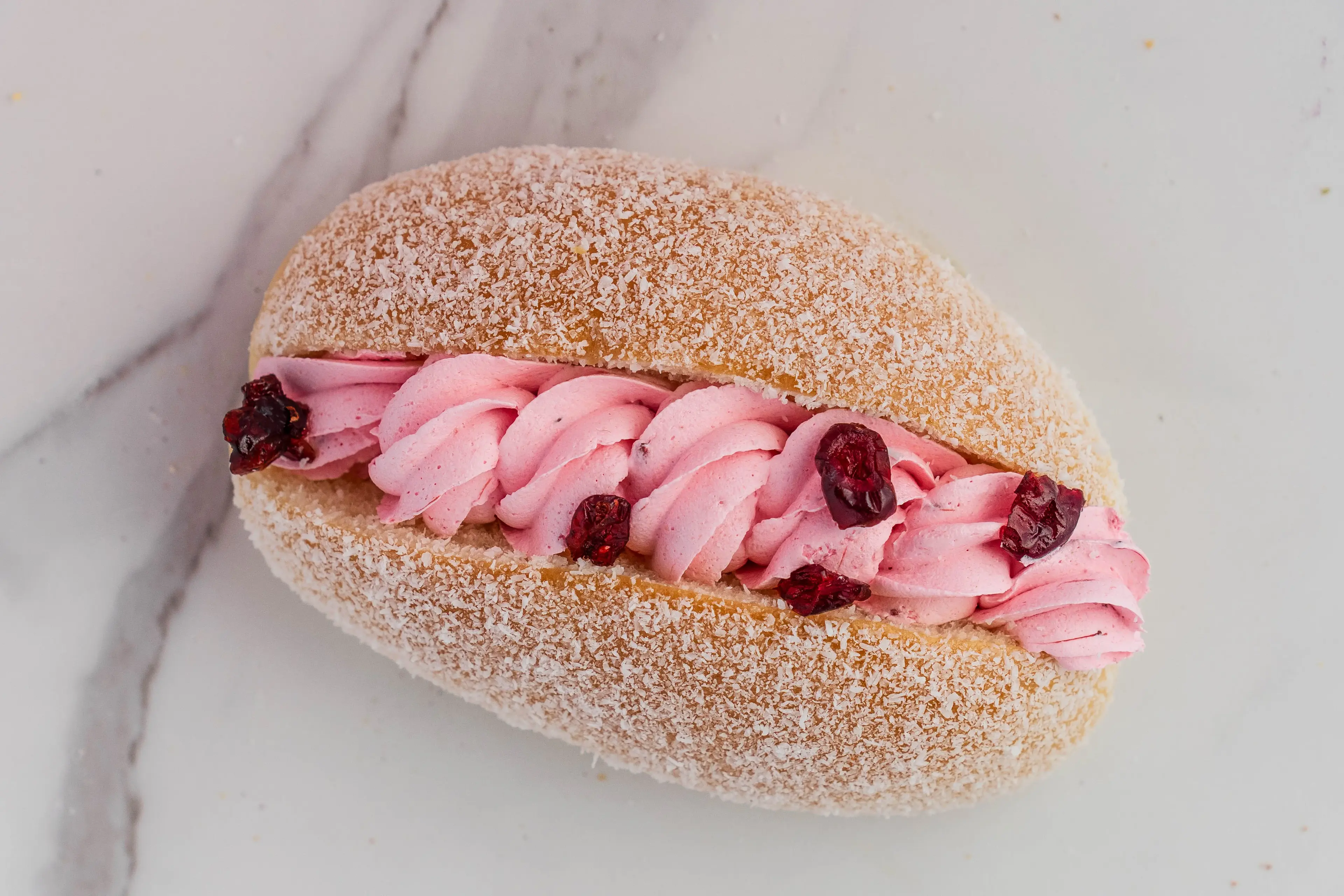 Strawberry Buttercream Bun